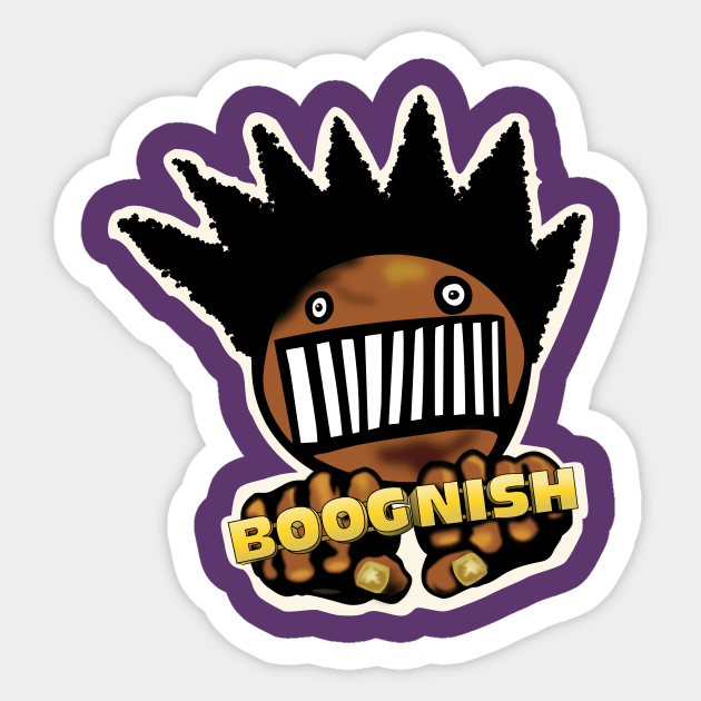 Boog The Right Thing Sticker by Troffman Designs